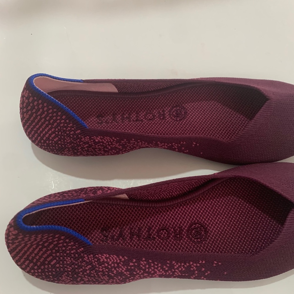 Rothys The Flat Fig Python Flat Round Toe - image 7